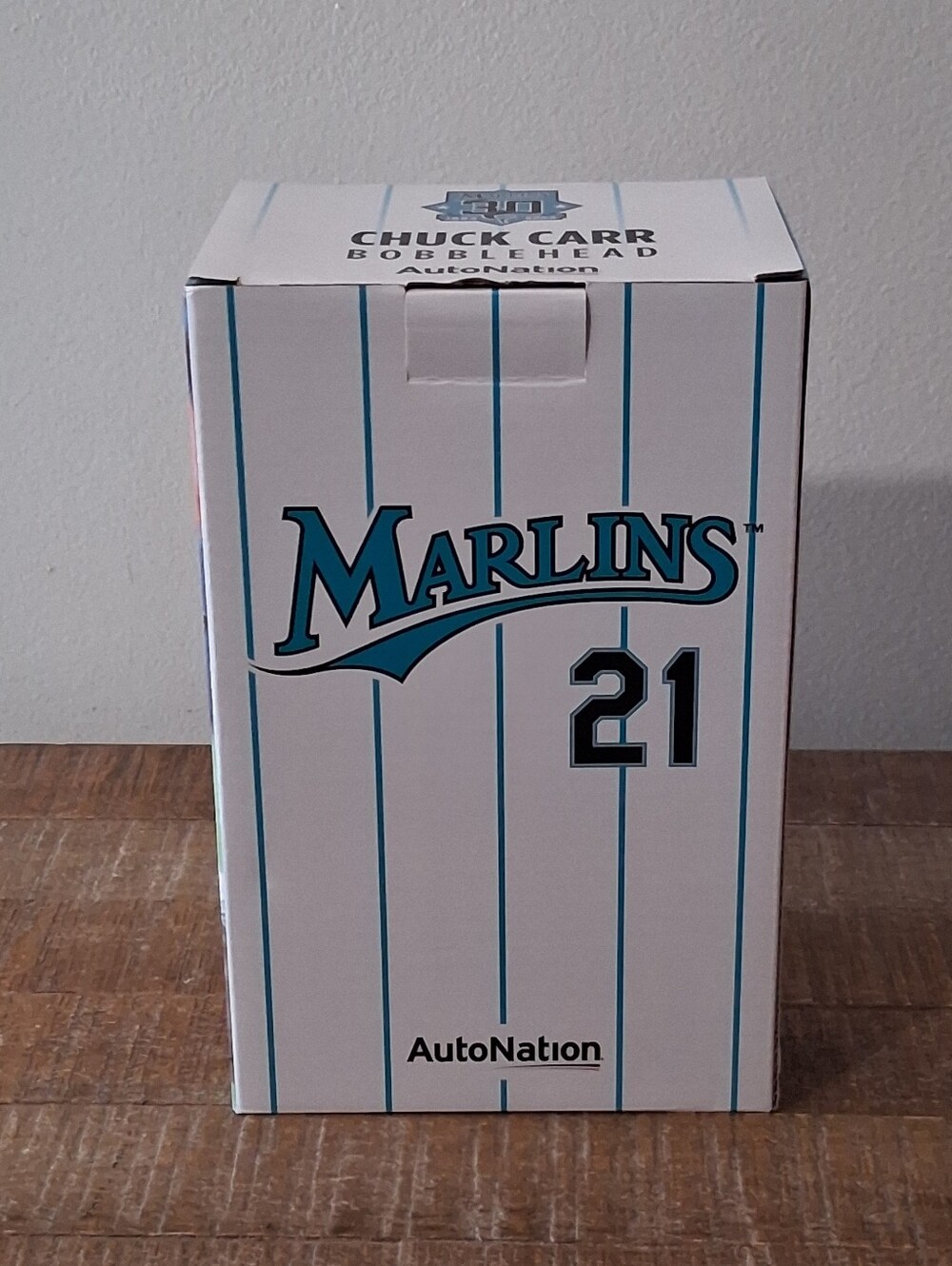 NIB Chuck Carr Florida Marlins Stadium Giveaway Bobblehead 07/09/23
